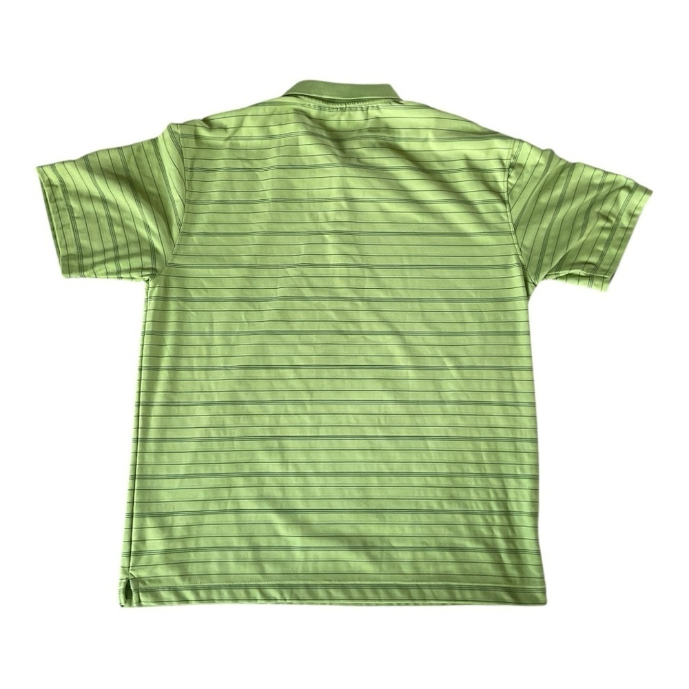 Nike Golf Dri-Fit Polo Shirt Green Stripe Men’s XL - Picture 3 of 6